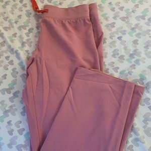 Figs Livingston Scrub Pants, Large - Chalk Pink